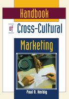 Handbook of cross-cultural marketing /