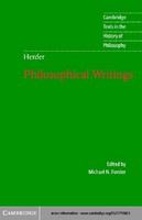 Philosophical writings