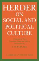 J. G. Herder on social and political culture /