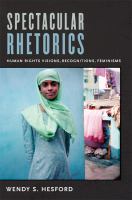 Spectacular rhetorics human rights visions, recognitions, feminisms /