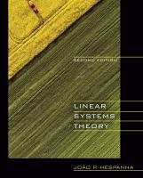 Linear systems theory