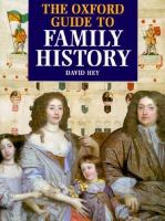 The Oxford guide to family history /