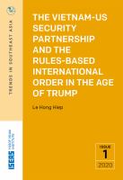 The Vietnam-US Security Partnership and the Rules-Based International Order in the Age of Trump