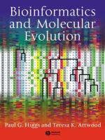 Bioinformatics and Molecular Evolution.