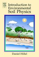 Introduction to environmental soil physics