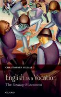 English as a vocation : the Scrutiny movement /