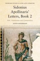 Sidonius Apollinaris' letters. text, translation and commentary /