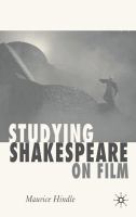 Studying Shakespeare on film /