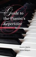 Guide to the pianist's repertoire /