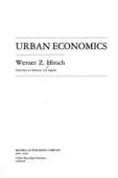 Urban economics /