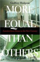 More equal than others : America from Nixon to the new century /