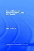 New multinational enterprises from Korea and Taiwan beyond export-led growth /