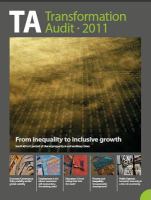 Transformation Audit 2011 : From Inequality to Inclusive Growth.