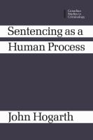 Sentencing as a Human Process.