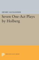 Seven one-act plays by Holberg /
