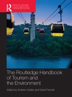 The Routledge handbook of tourism and the environment