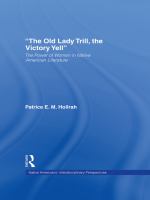 "The old lady Trill, the victory yell" the power of women in Native American literature /