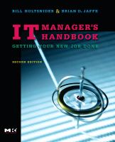 IT manager's handbook getting your new job done /