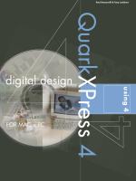 Digital Design using QuarkXPress 4.