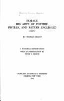 Horace: his Arte of poetrie, Pistles, and Satyrs Englished /