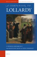 A companion to Lollardy