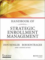 Handbook of strategic enrollment management