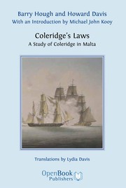 Coleridge's Laws : A Study of Coleridge in Malta.