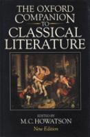 The Oxford companion to classical literature.