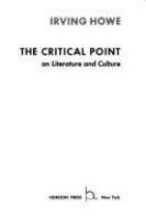 The critical point, on literature and culture.