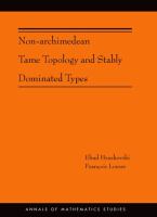 Non-archimedean tame topology and stably dominated types /