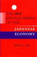 The MIT encyclopedia of the Japanese economy /