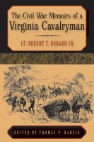 The Civil War memoirs of a Virginia cavalryman /