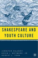 Shakespeare and youth culture