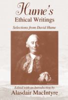 Hume's ethical writings : selections from David Hume /