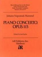 Piano concerto, opus 113 /