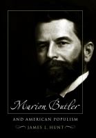 Marion Butler and American Populism.