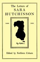 The Letters of Sara Hutchinson from 1800 to 1835 /
