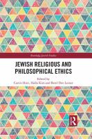 Jewish Religious and Philosophical Ethics.