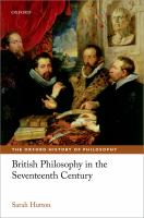 British philosophy in the seventeenth century