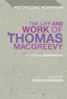 Thomas MacGreevy and the rise of the Irish avant-garde /