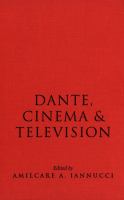 Dante, Cinema, and Television.