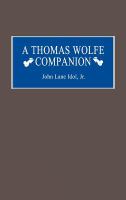 A Thomas Wolfe companion /