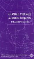 Global change : a Japanese perspective /