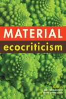 Material Ecocriticism.