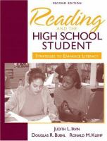 Reading and the high school student : strategies to enhance literacy /