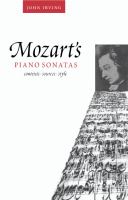 Mozart's piano sonatas : contexts, sources, style /