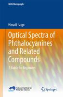 Optical Spectra of Phthalocyanines and Related Compounds A Guide for Beginners /