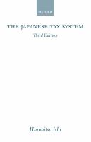 The Japanese tax system