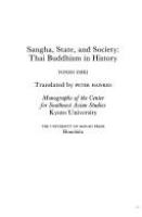 Sangha, state, and society : Thai Buddhism in history /