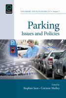 Parking : Issues and Policies.